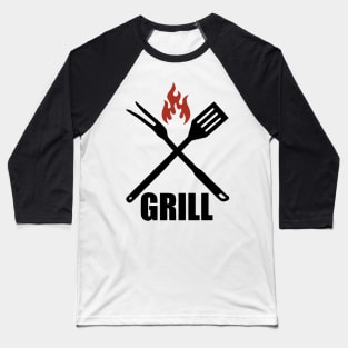 grill Baseball T-Shirt